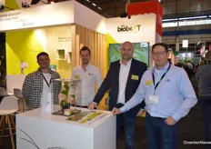 Neal Ward, Marvin Kooten, Marcel Verbeek en Arno Hellemons van Biobest